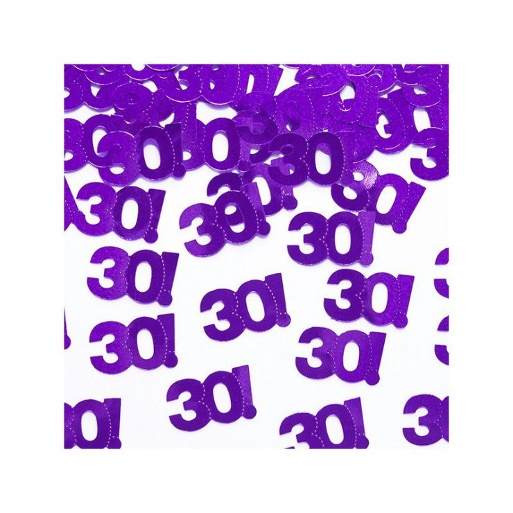 Konfetti 30 – lila holografisk, 15 g