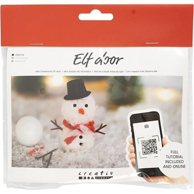 Mini DIY Kit Nissens dörr – snögubbe