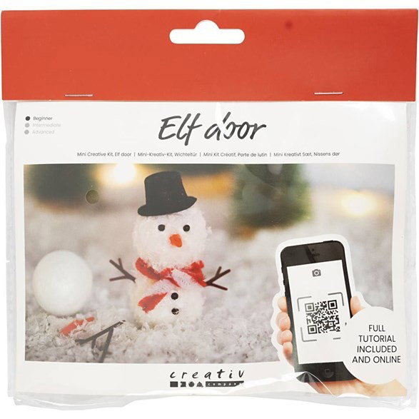 Mini DIY Kit Nissens dörr – snögubbe