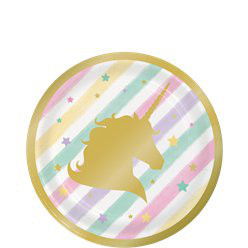 Desserttallrikar - Unicorn Sparkle