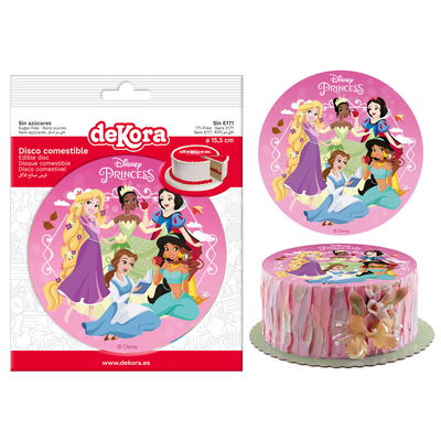 Tårtbild Disney Prinsessor 15.5cm