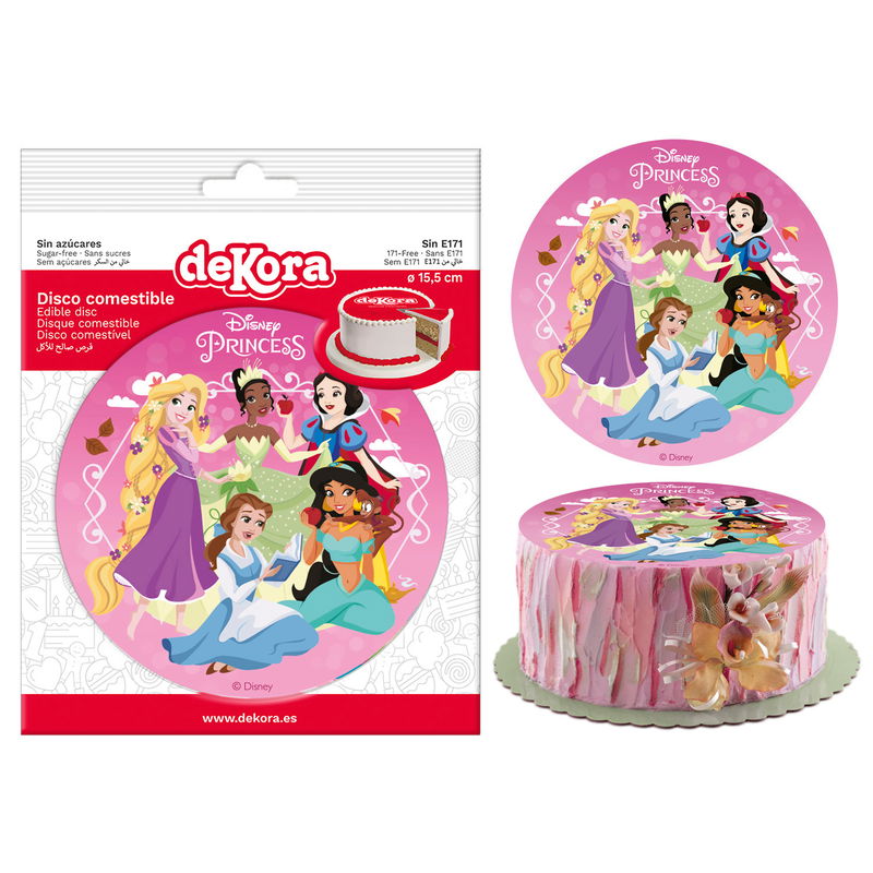 Tårtbild Disney Prinsessor 15.5cm