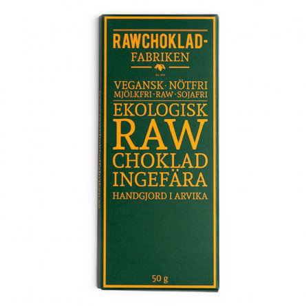 Rawchoklad - Ingefära