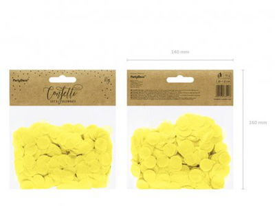 Konfetti - Papper - Gul**