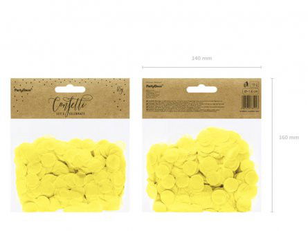 Konfetti - Papper - Gul**