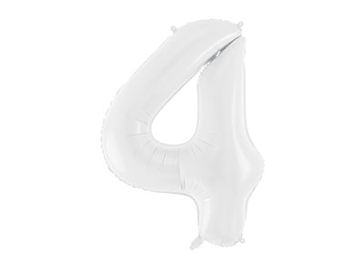 Sifferballong - Vit- 86 cm