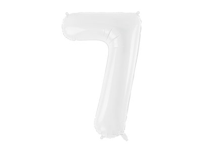 Sifferballong - Vit- 86 cm