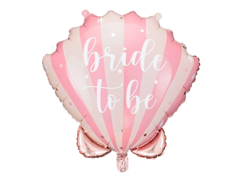 Folieballong Snäcka Bride 52×50 cm
