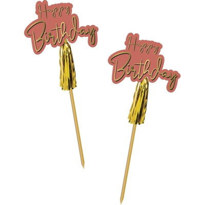 Bakdekoration Golden Dusk 12-pack