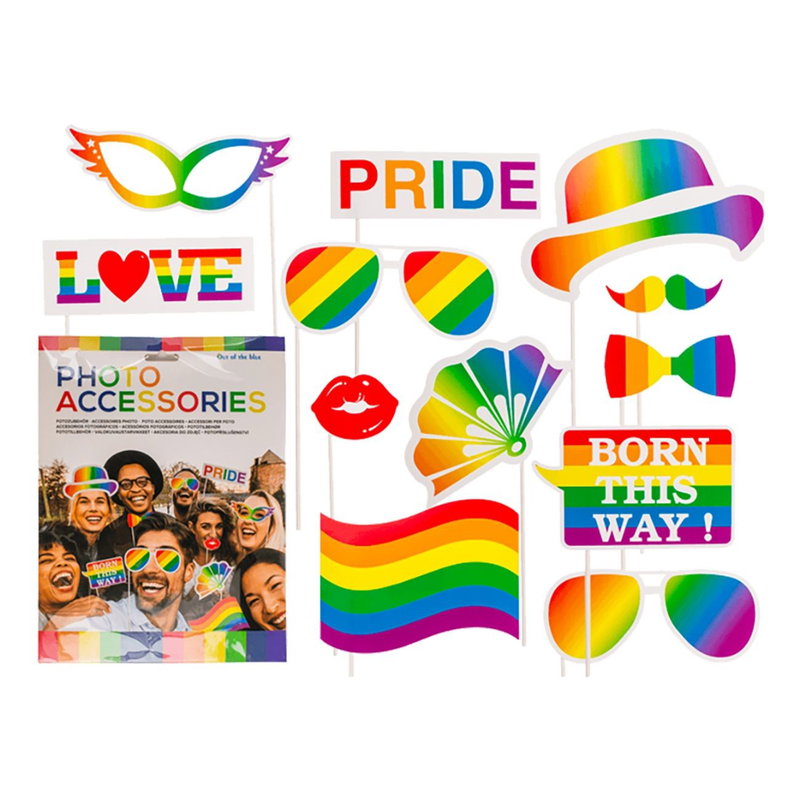Fotorekvisita Pride – regnbåge