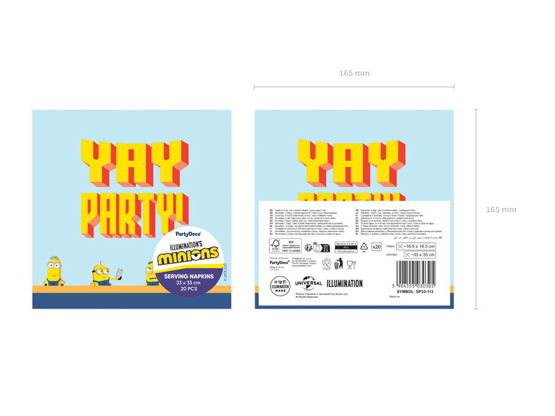 Minions Pappersservetter