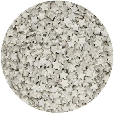 Strössel - Stars - Silver - FunCakes**