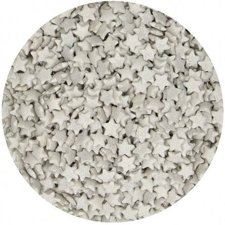 Strössel - Stars - Silver - FunCakes**