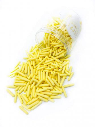 Happy Sprinkles - Strössel - Yellow Rods dull - 90g