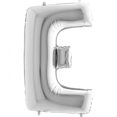 Bokstavsballong - Silver - 100 cm (E)