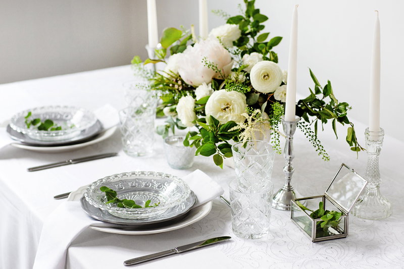 Tygservetter Vita 25 pack