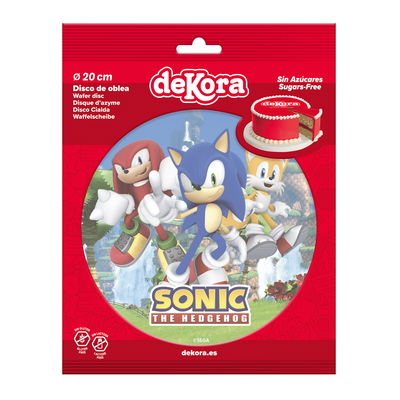 Tårtbild Sonic 20cm