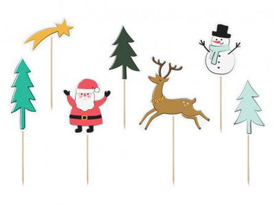 Cake Toppers - Merry Xmas