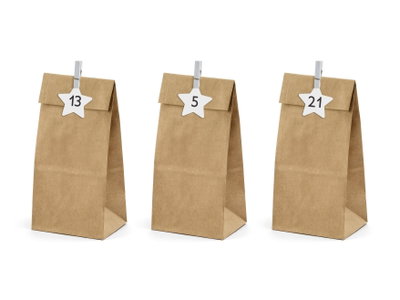 Adventskalender Med Påsar i Papper