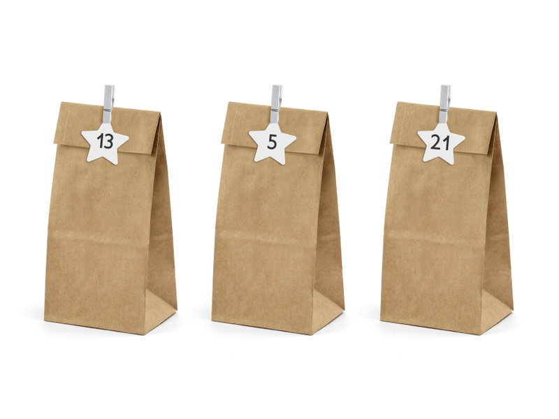 Adventskalender Med Påsar i Papper