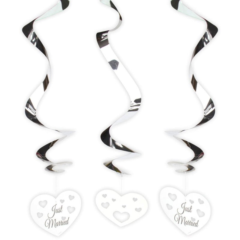 Bröllopsdekoration Swirl – 3-pack
