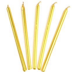 Tårtljus - Guldmetallic*