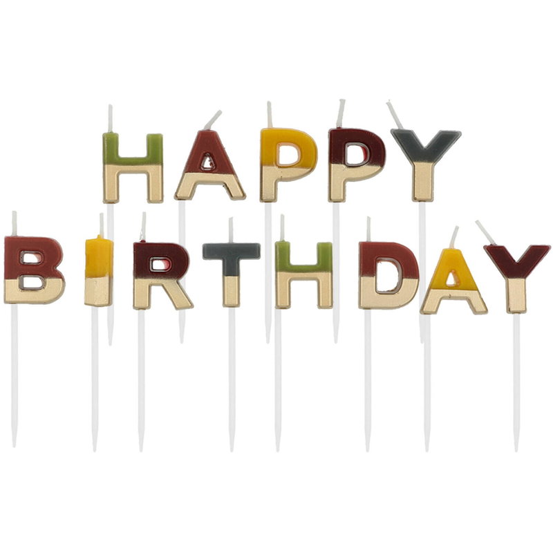 Tårtljus Happy Birthday comfy cozy