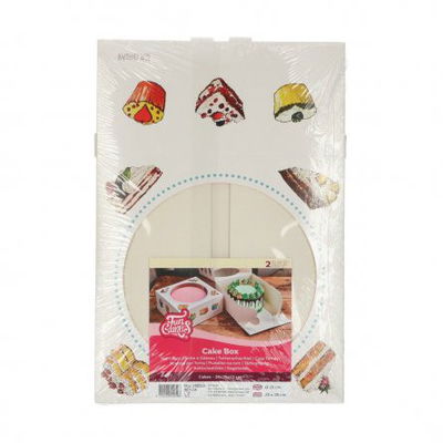 Tårtkartong med fönster - 2-pack - FunCakes