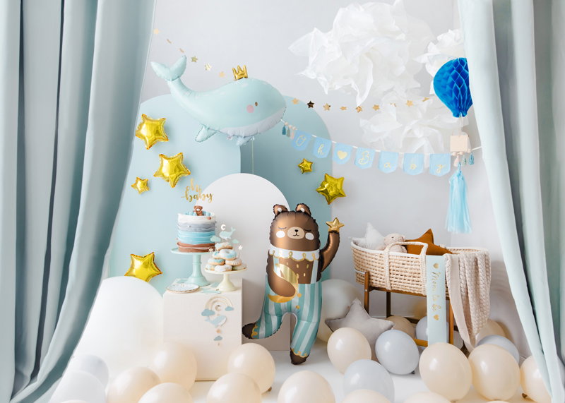 Cake Topper Oh Baby - Guld