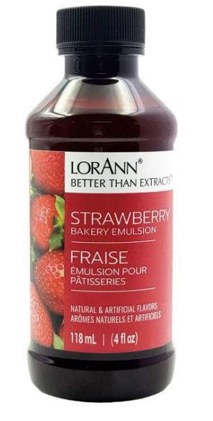 LorAnn Bakery Emulsion - Jordgubb - 118ml