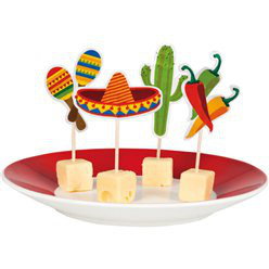 Cake Picks - Fiesta Cocktail**