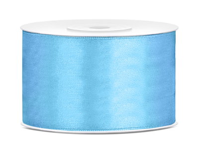 Satinband Himmelsblå