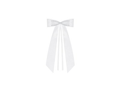 Rosetter Vit Chiffong – 4-pack