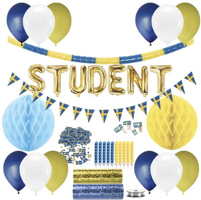 Studentdekoration Paket Deluxe