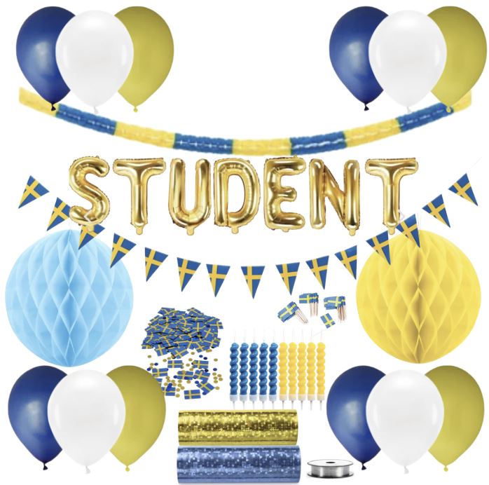 Studentdekoration Paket Deluxe