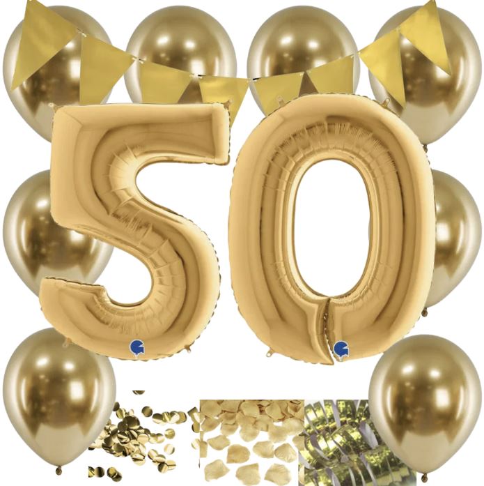 50-års festpaket, Guld, Stor
