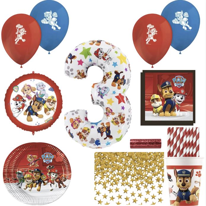 Paw Patrol, kalaspaket, 3 år