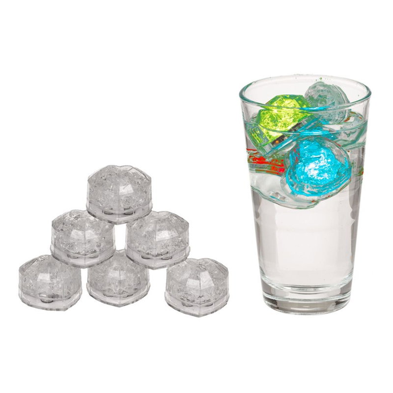 LED-iskuber hjärtan – 6-pack