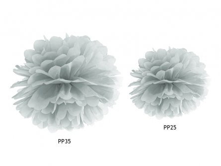 Pom Pom - Silver - 25cm
