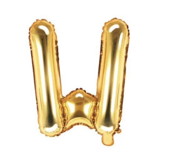 Bokstavsballong Guld
