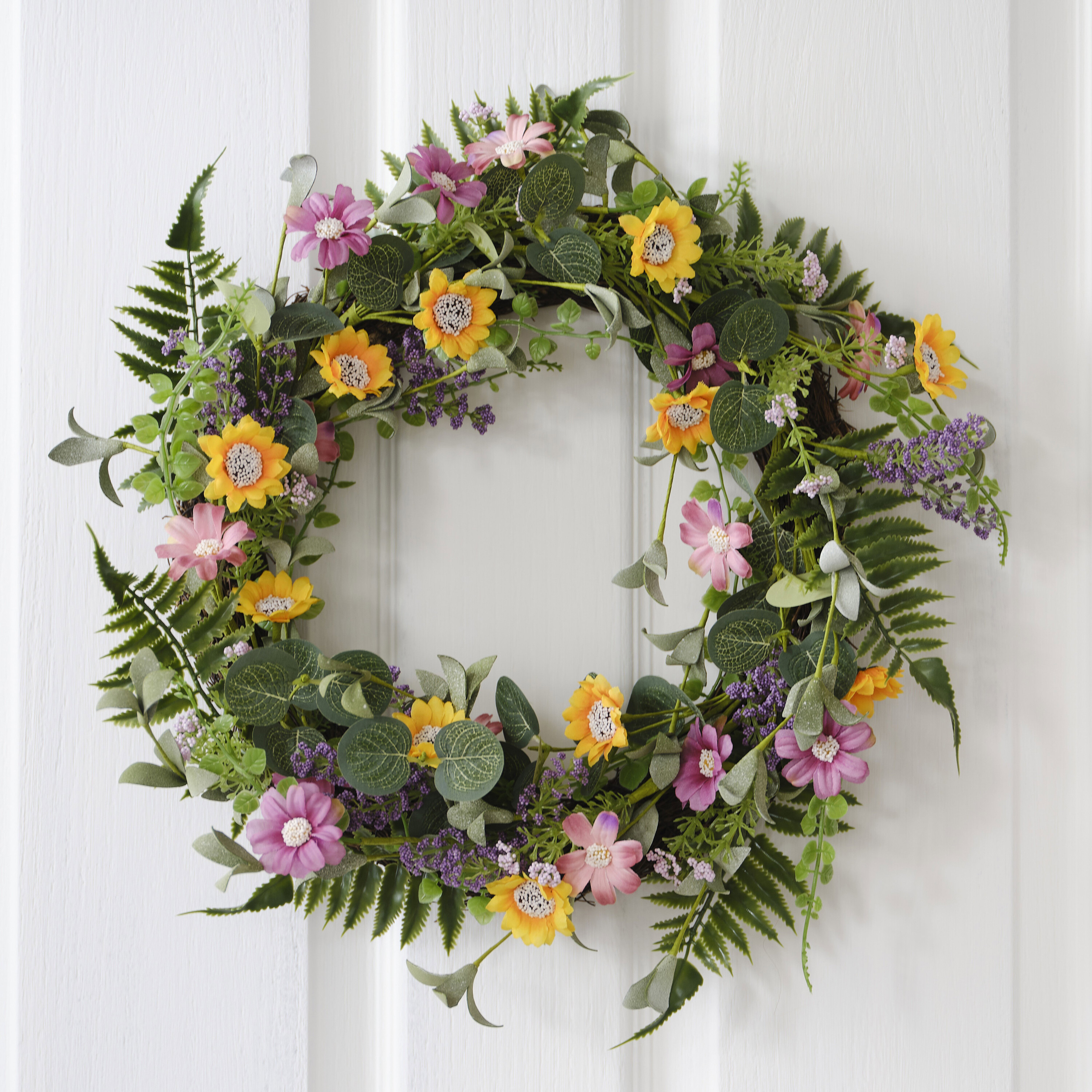Blomster dörrkrans