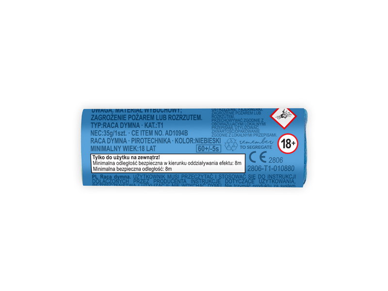 Blåa Rökbomber 5 pack