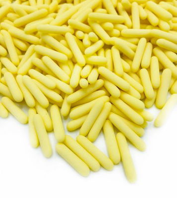 Happy Sprinkles - Strössel - Yellow Rods dull - 90g