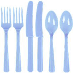 Bestick - Ljusblå**