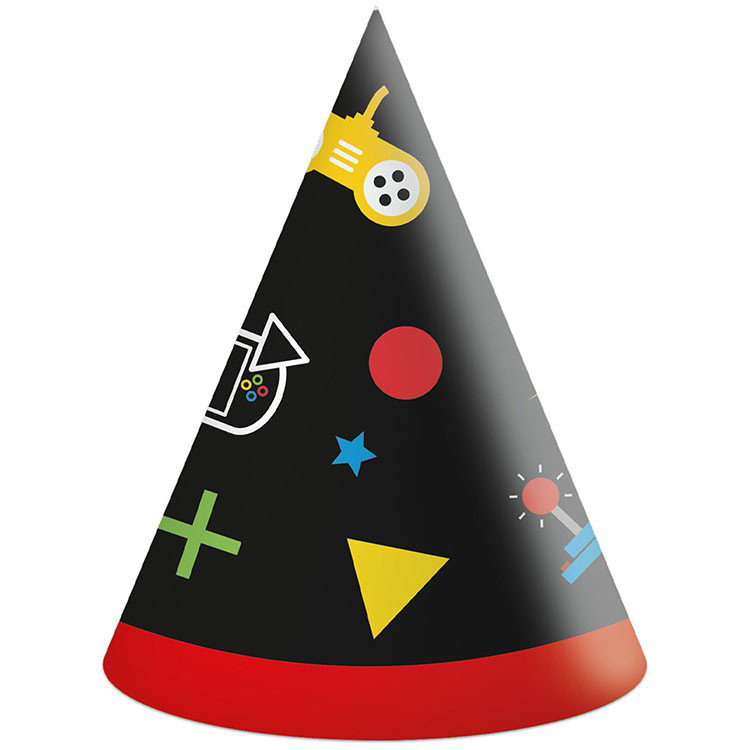 Partyhatt Gaming Party – 6-pack