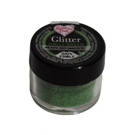 Ätbart glitter - Grön