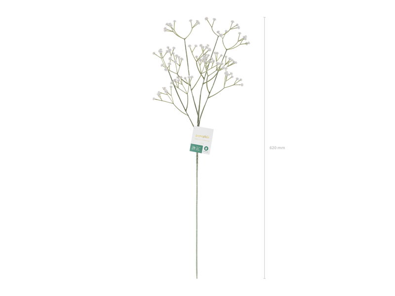 Konstgjord Blomma Gypsophila Vit