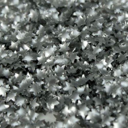 Ätbart - Glitter - Stjärnor - Silver