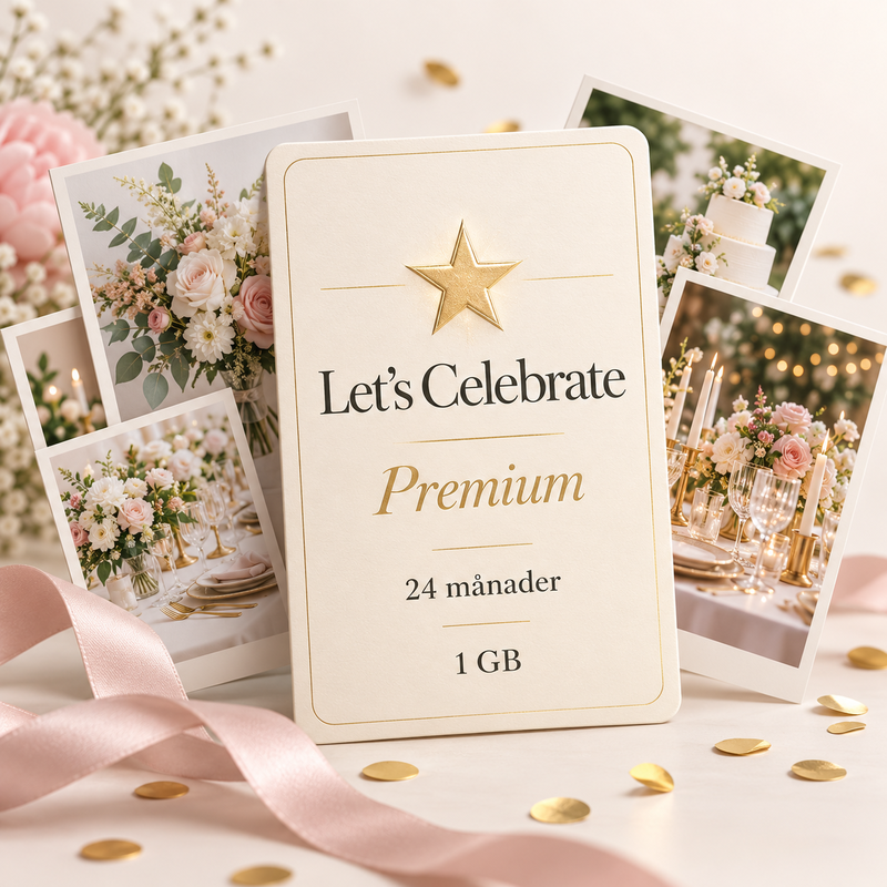 Let’s Celebrate Premium – 24 månader