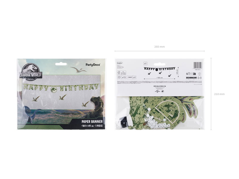 Jurassic World Happy Birthday Girlang